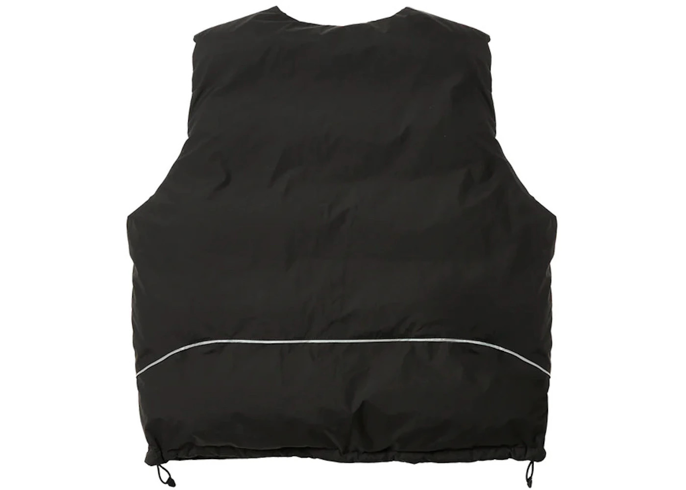 Palace P-Tech Reversible Puffa Vest Black - 2