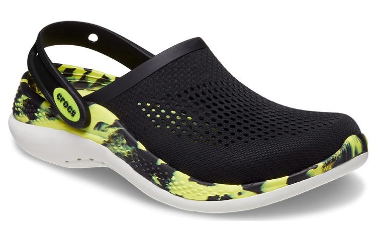 Crocs LiteRide 2.0 Clog 'Black Neon Yellow' 207634-02K - 4