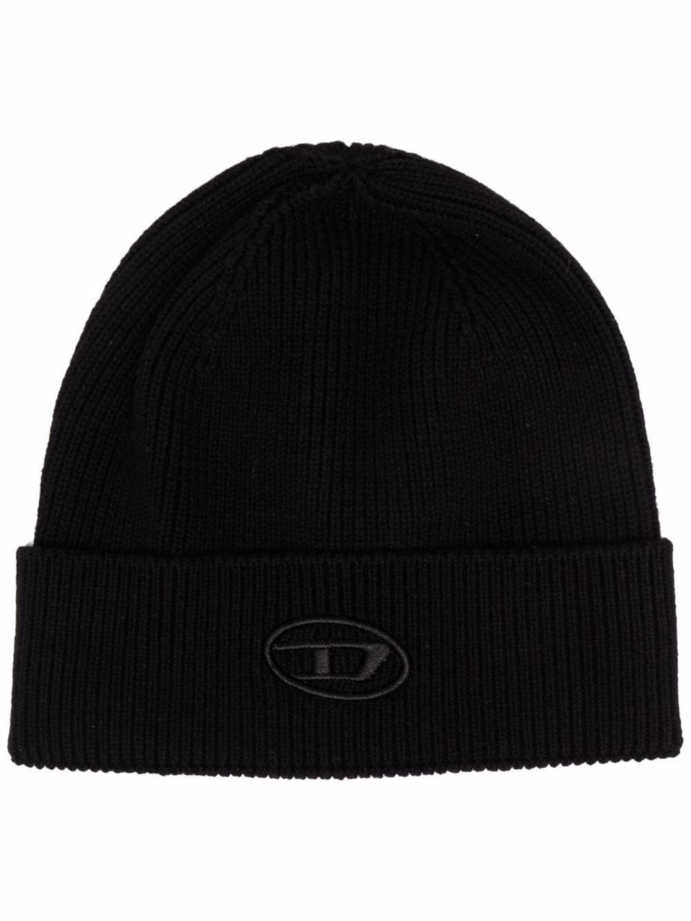 ribbed knitted beanie - 1