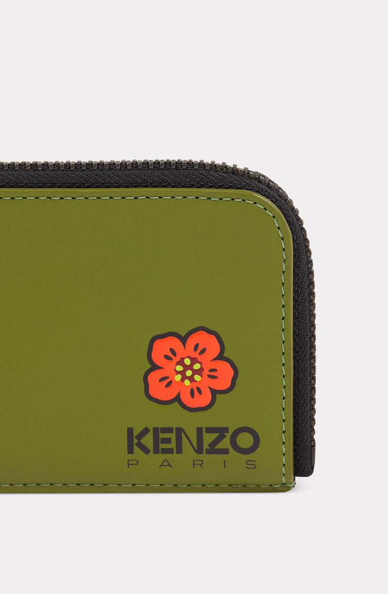 'BOKE FLOWER' leather card holder 3