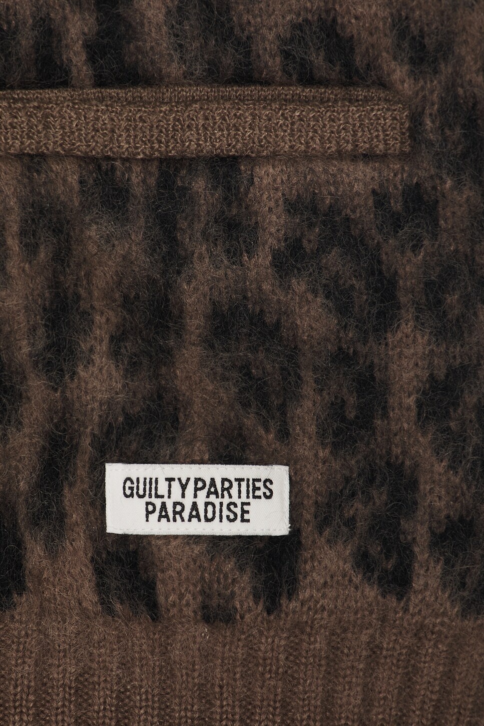 Leopard Heavy Mohair Cardigan - 3