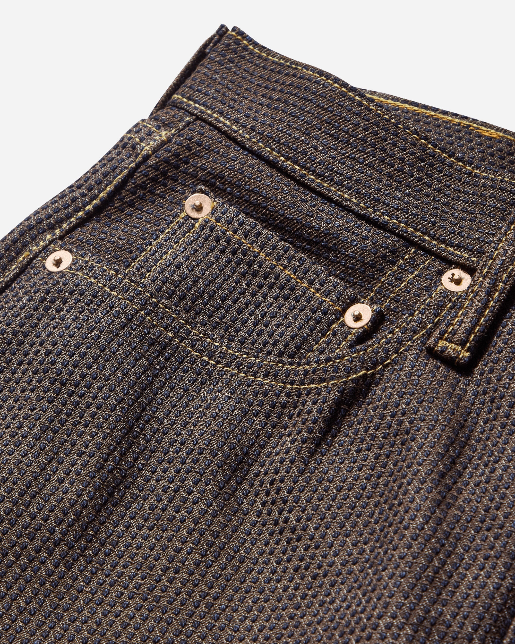 Men's Century Denim 5P Monkey Cisco Pants Persimmon / Indigo - 4