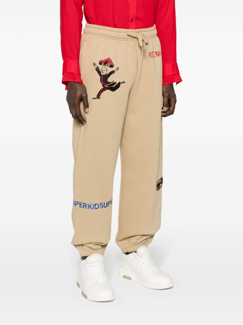 logo-embroidered track pants 3