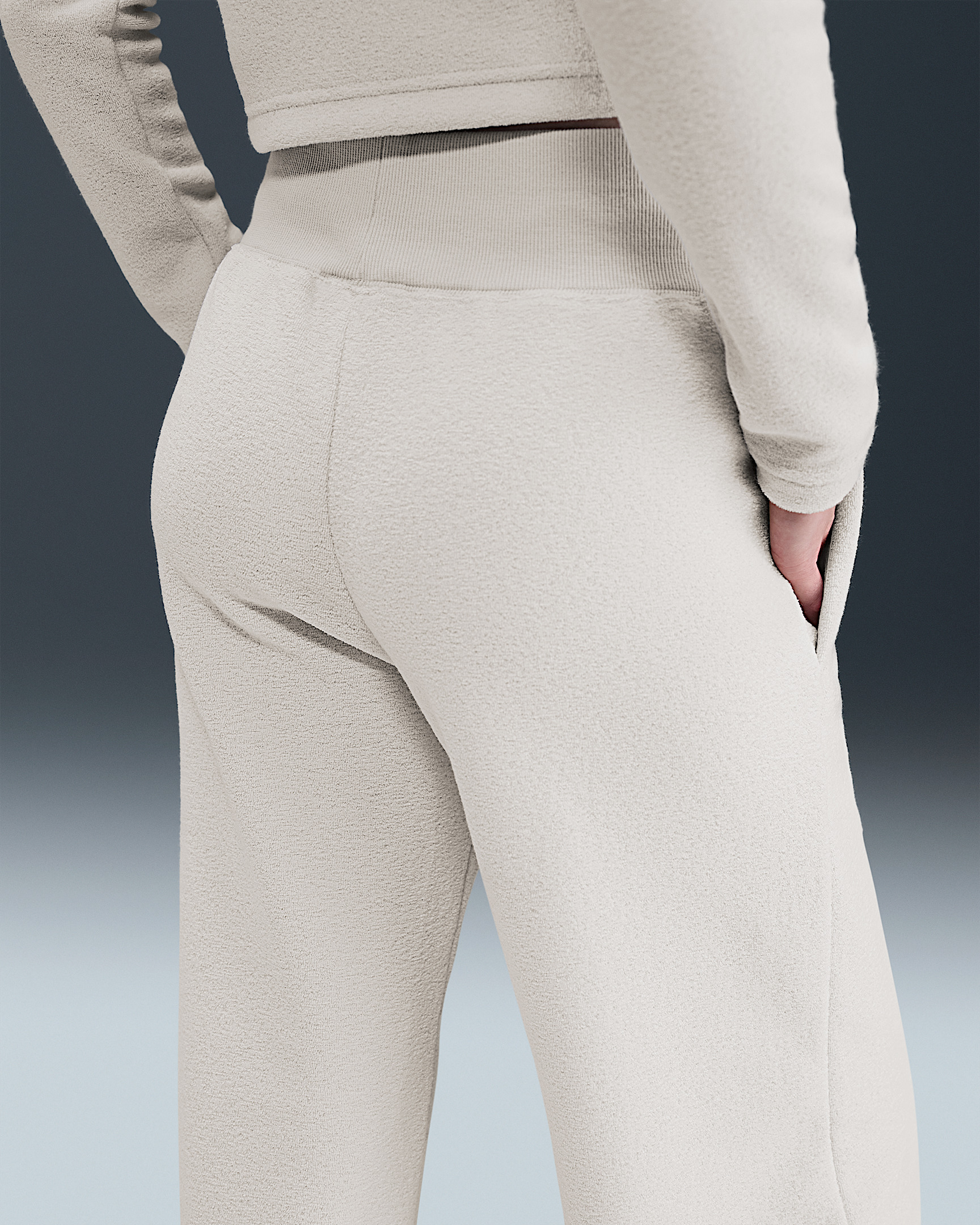 Nike Sportswear Phoenix Plush Women's High-Waisted Wide-Leg Cozy Fleece Pants - 3