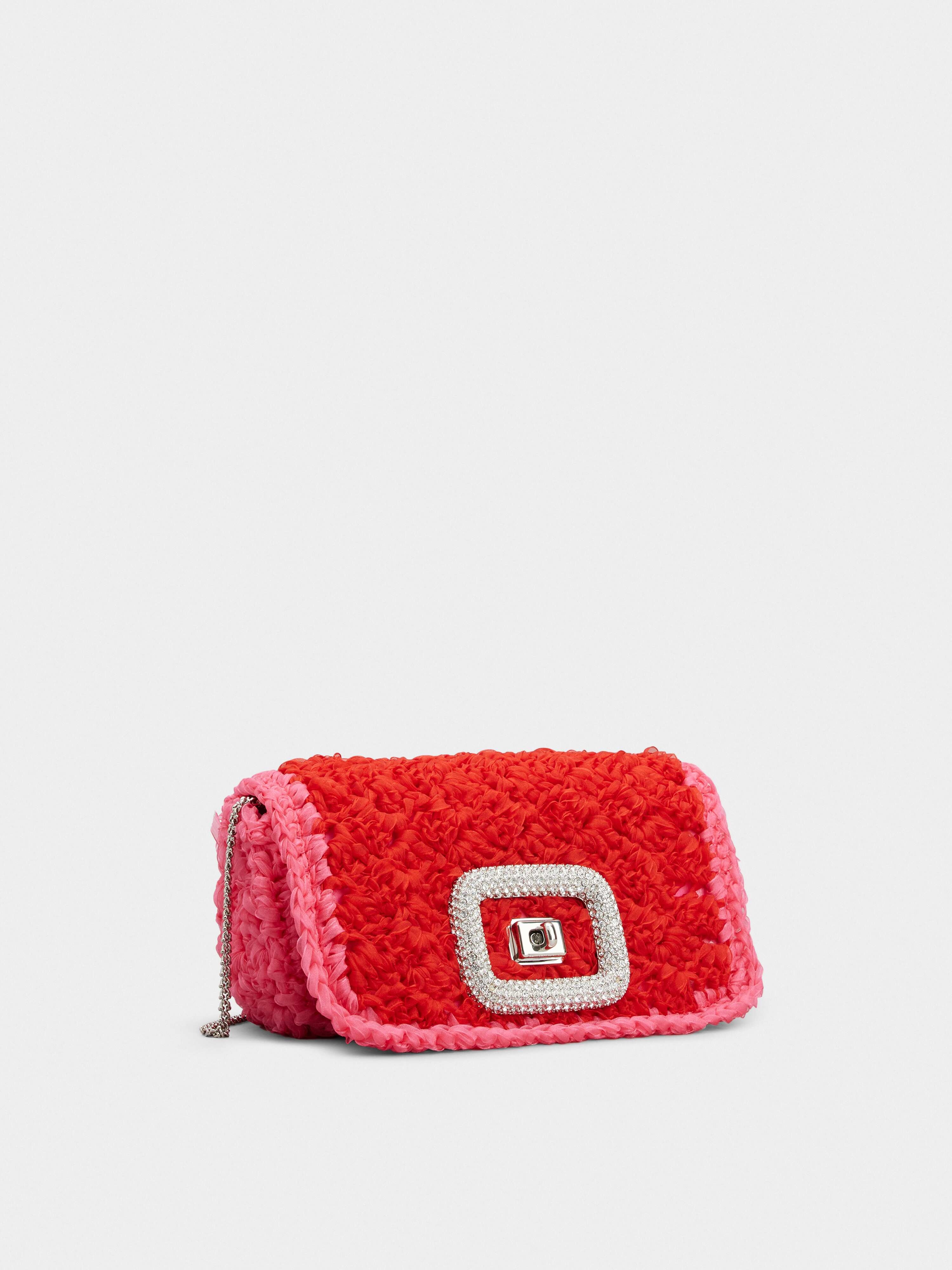 Viv' Choc Organza Jewel Mini Bag in Fabric - 3