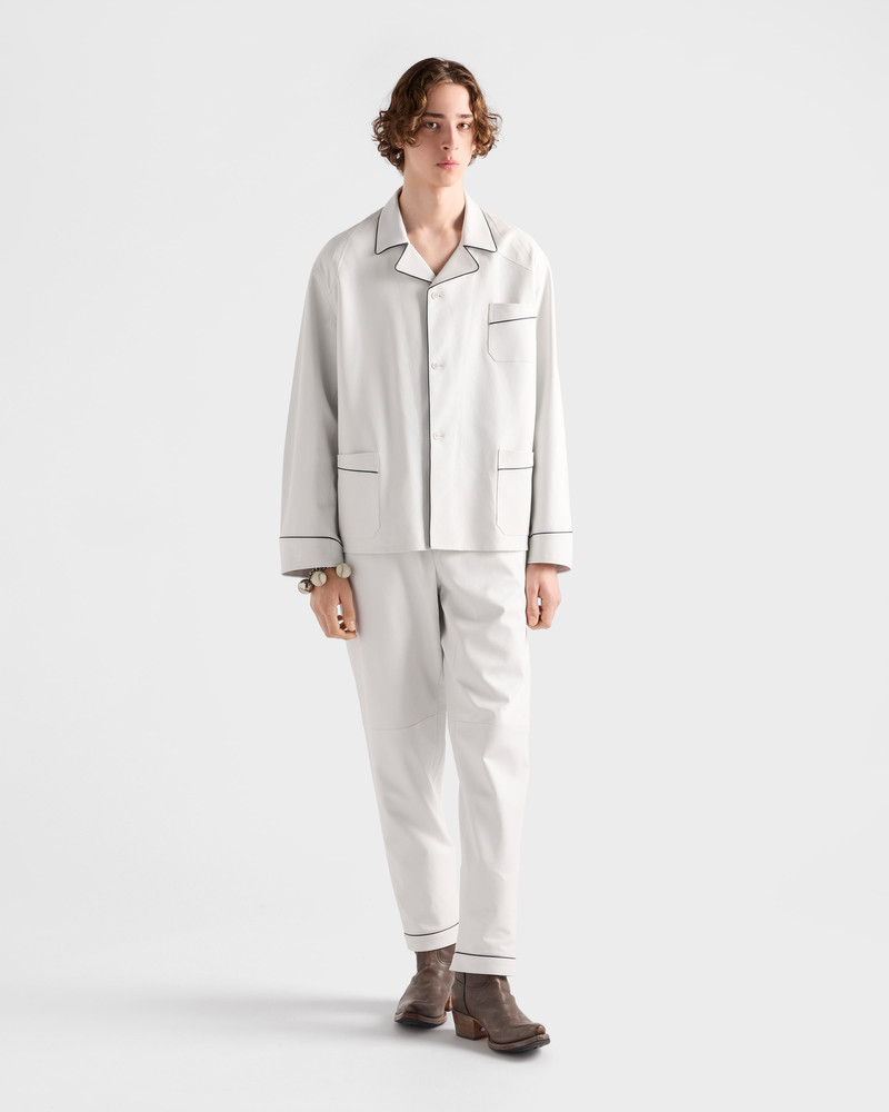 Prada Nappa leather shirt outlook