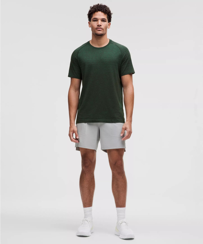 lululemon Metal Vent Tech Short-Sleeve Shirt *Glow Stripe outlook