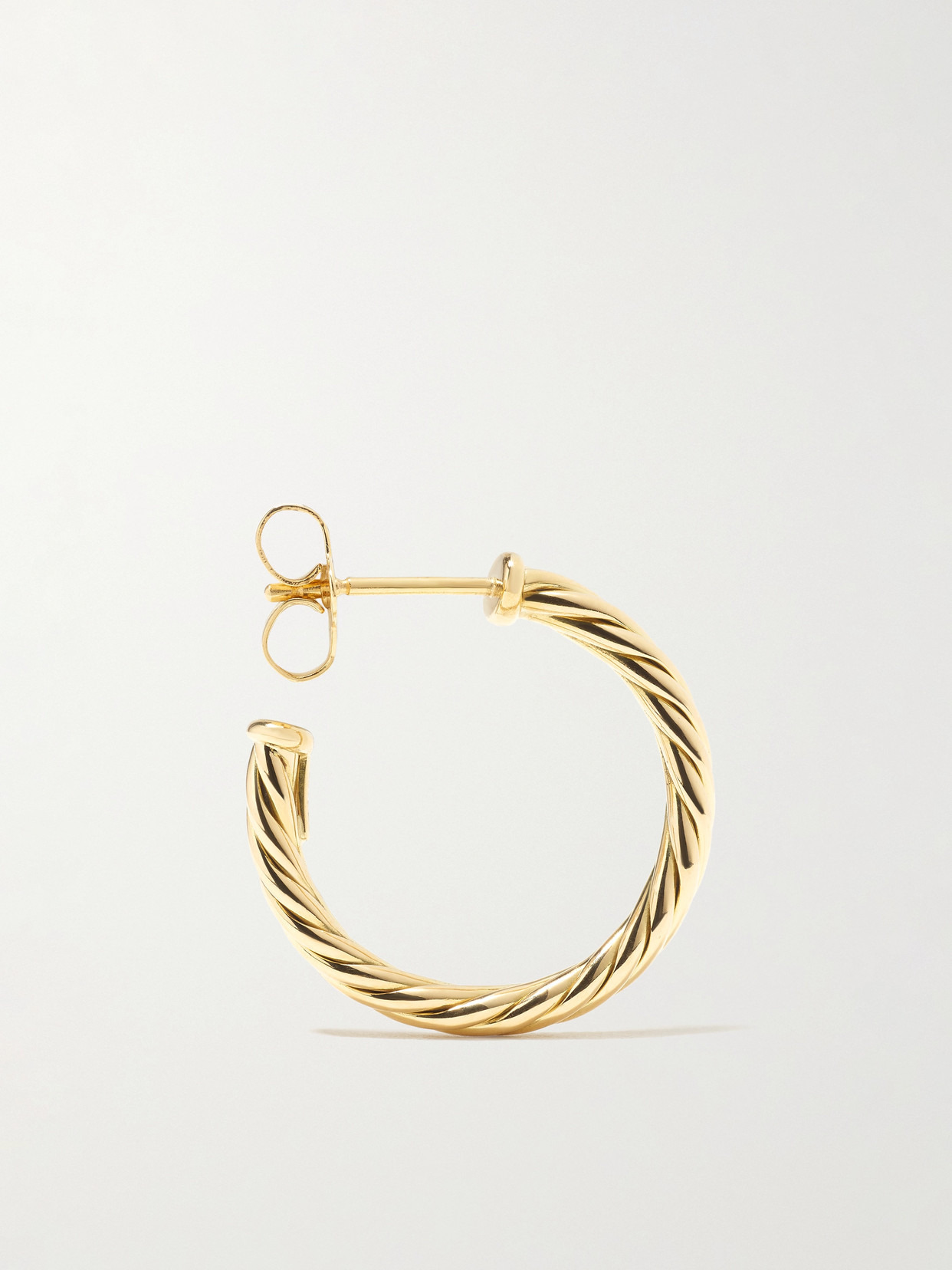 Cable Spira 18-karat Gold Hoop Earrings - 3