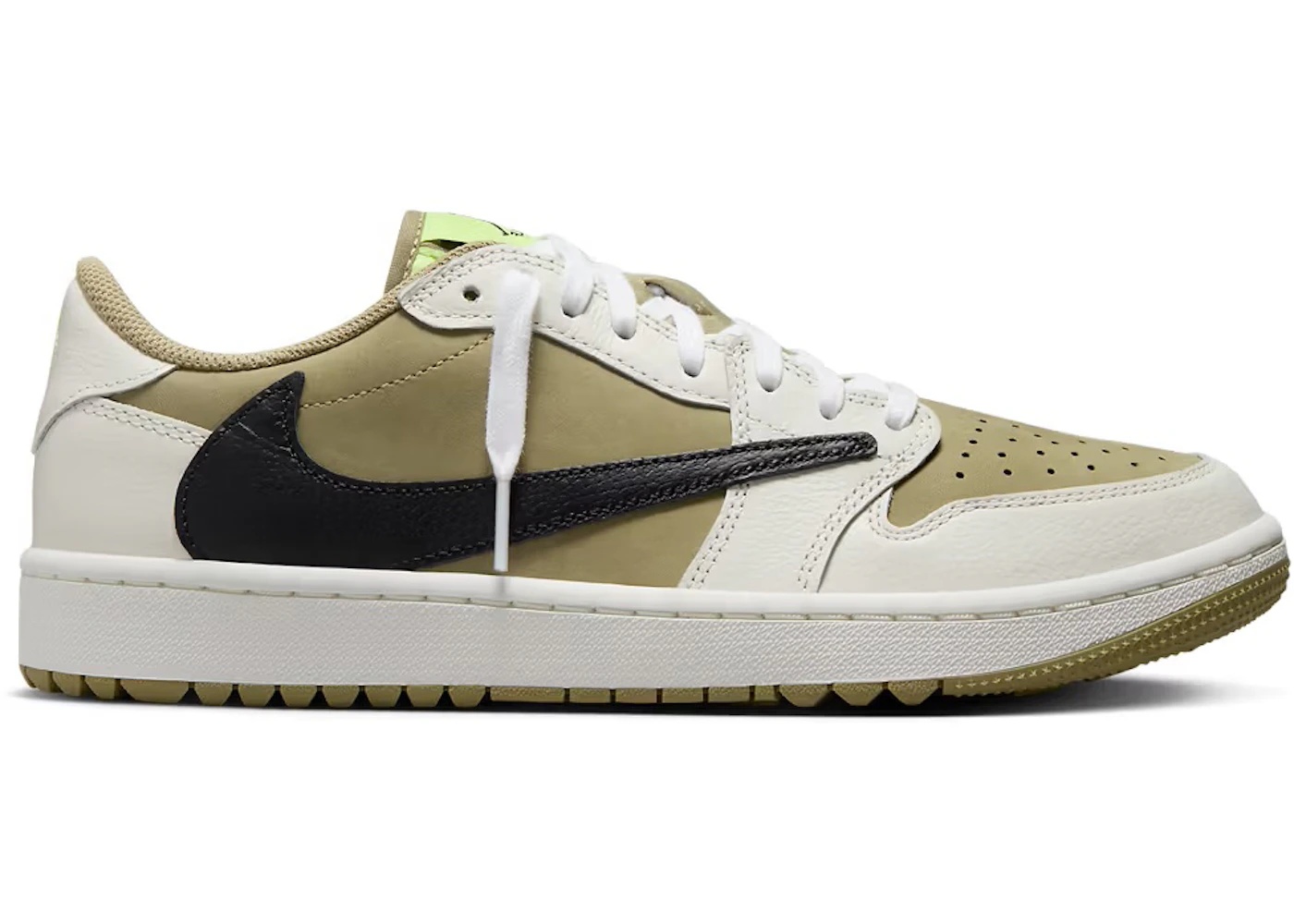 Jordan 1 Retro Low Golf Travis Scott Neutral Olive - 1