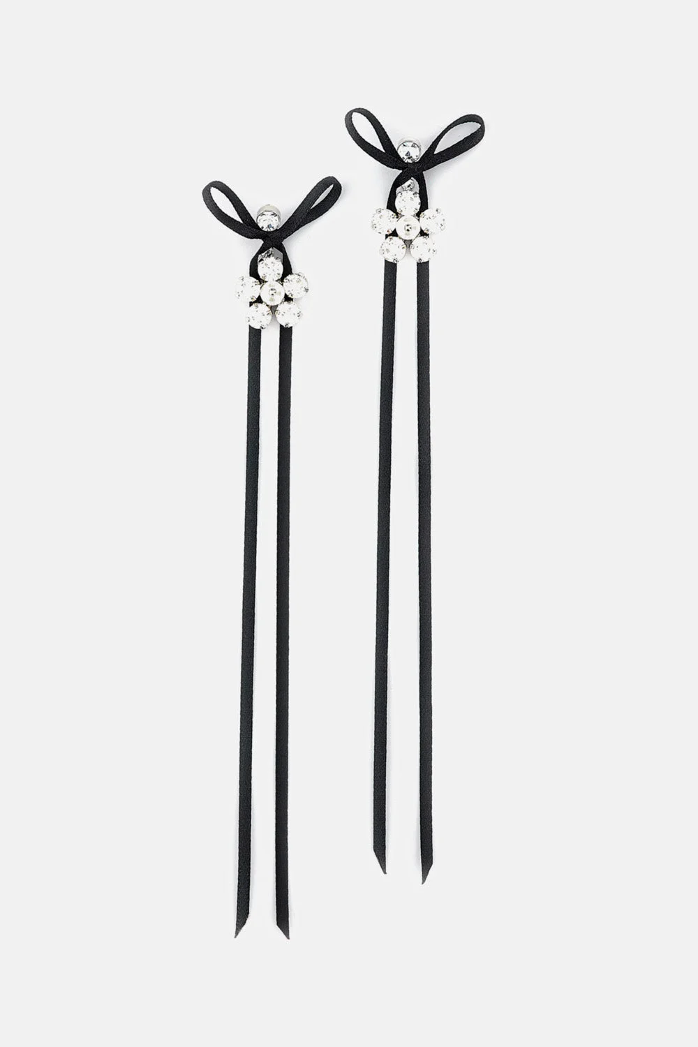 Daisy earrings with bows - 1