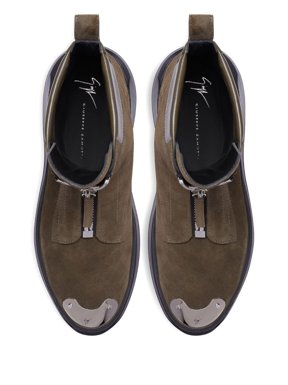 Denoel zipped ankle boots - 4
