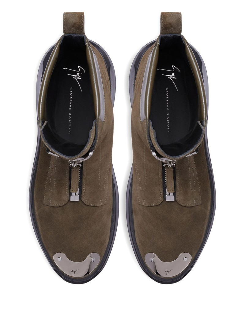 Denoel zipped ankle boots 4
