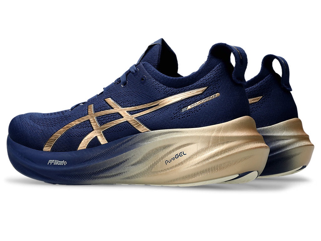 ASICS Gel-Nimbus 26 Sneakers 'Navy Silver Gold' 1011B946-400 - 5