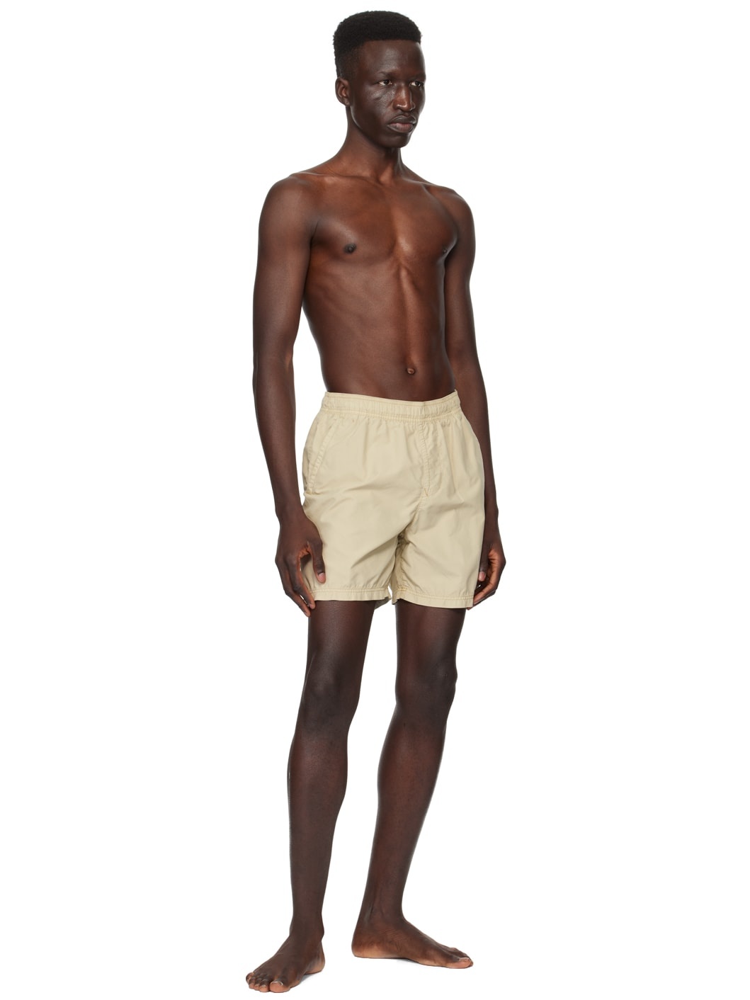 Beige B0946 Swim Shorts - 5