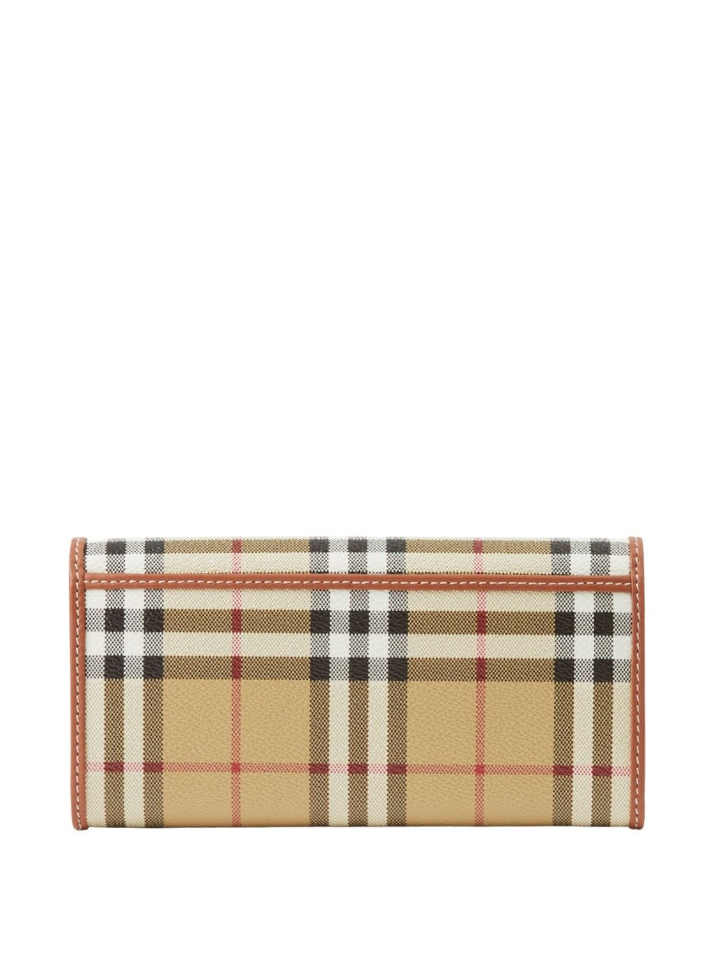 Check-print continental wallet - 2