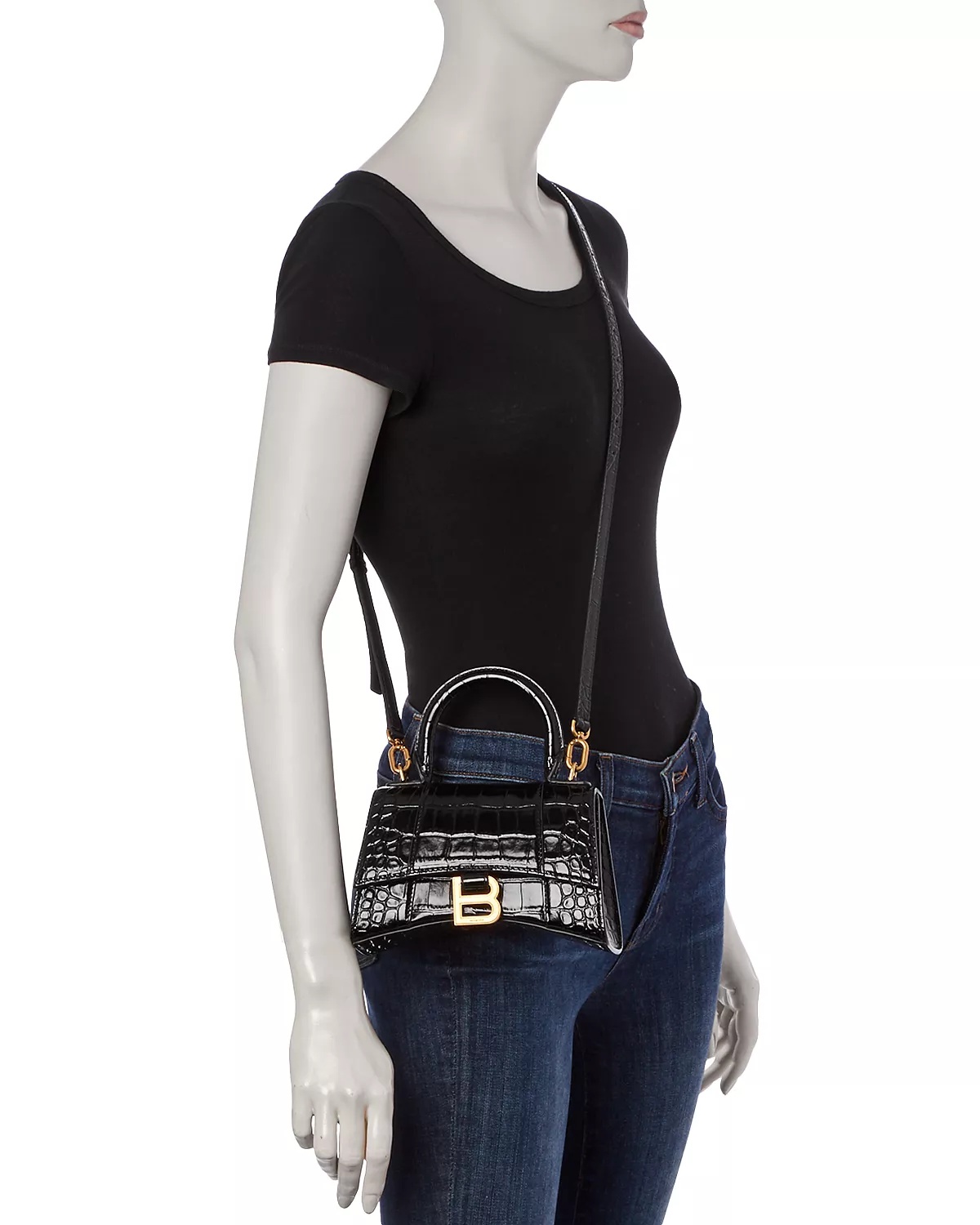 Hourglass XS Top Handle Bag - 4