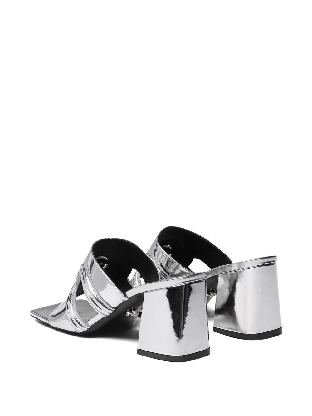 70mm Medusa '95 metallic mules - 3