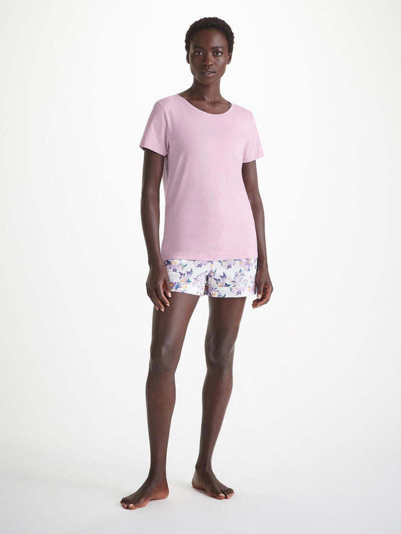Women's T-Shirt Lara Micro Modal Stretch Wisteria 3