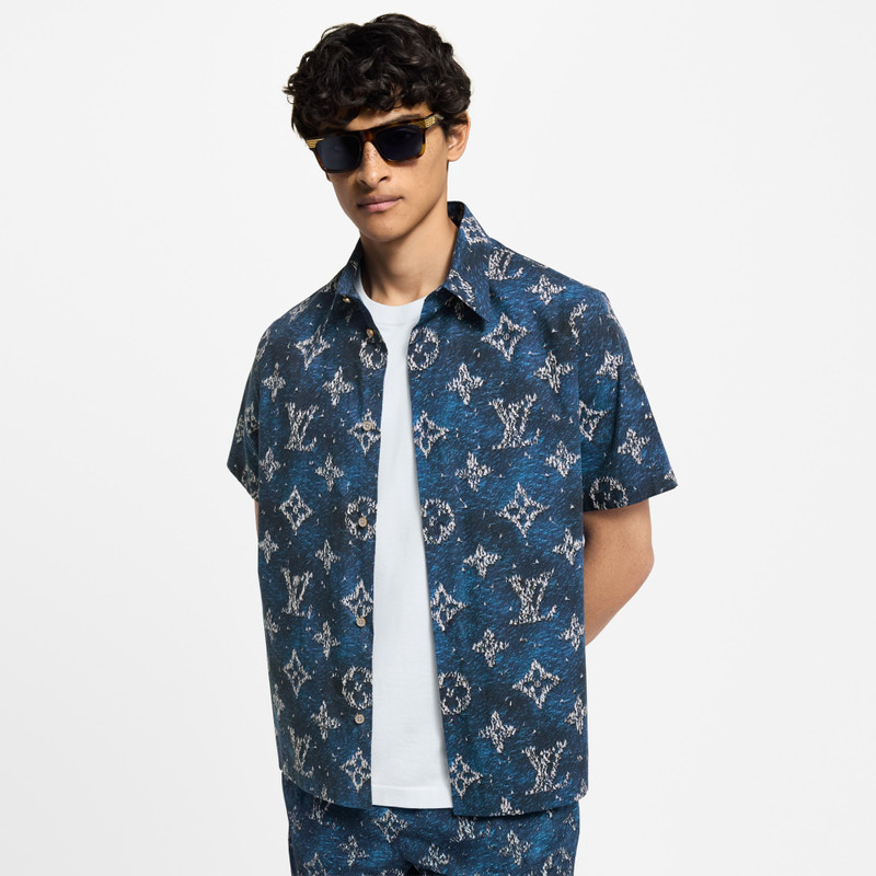 Printed Monogram Short-Sleeved Shirt 2