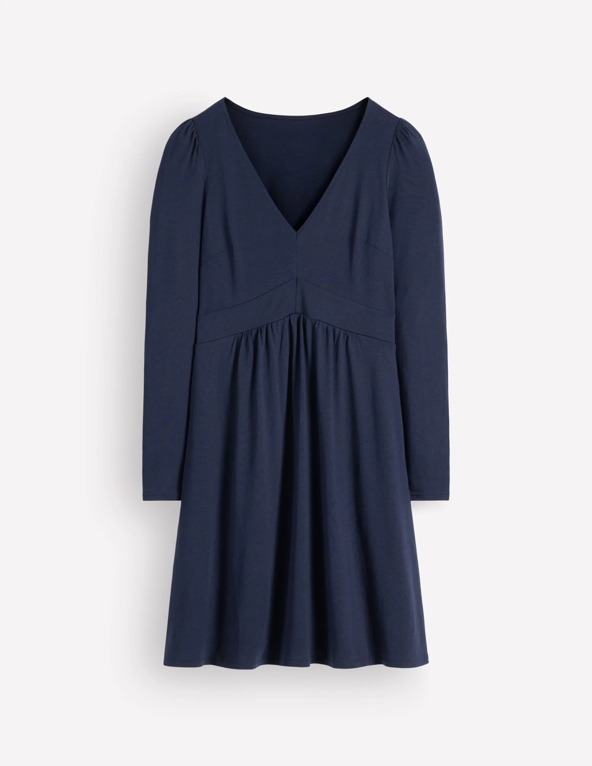 Briony Jersey Short Dress-Navy - 1