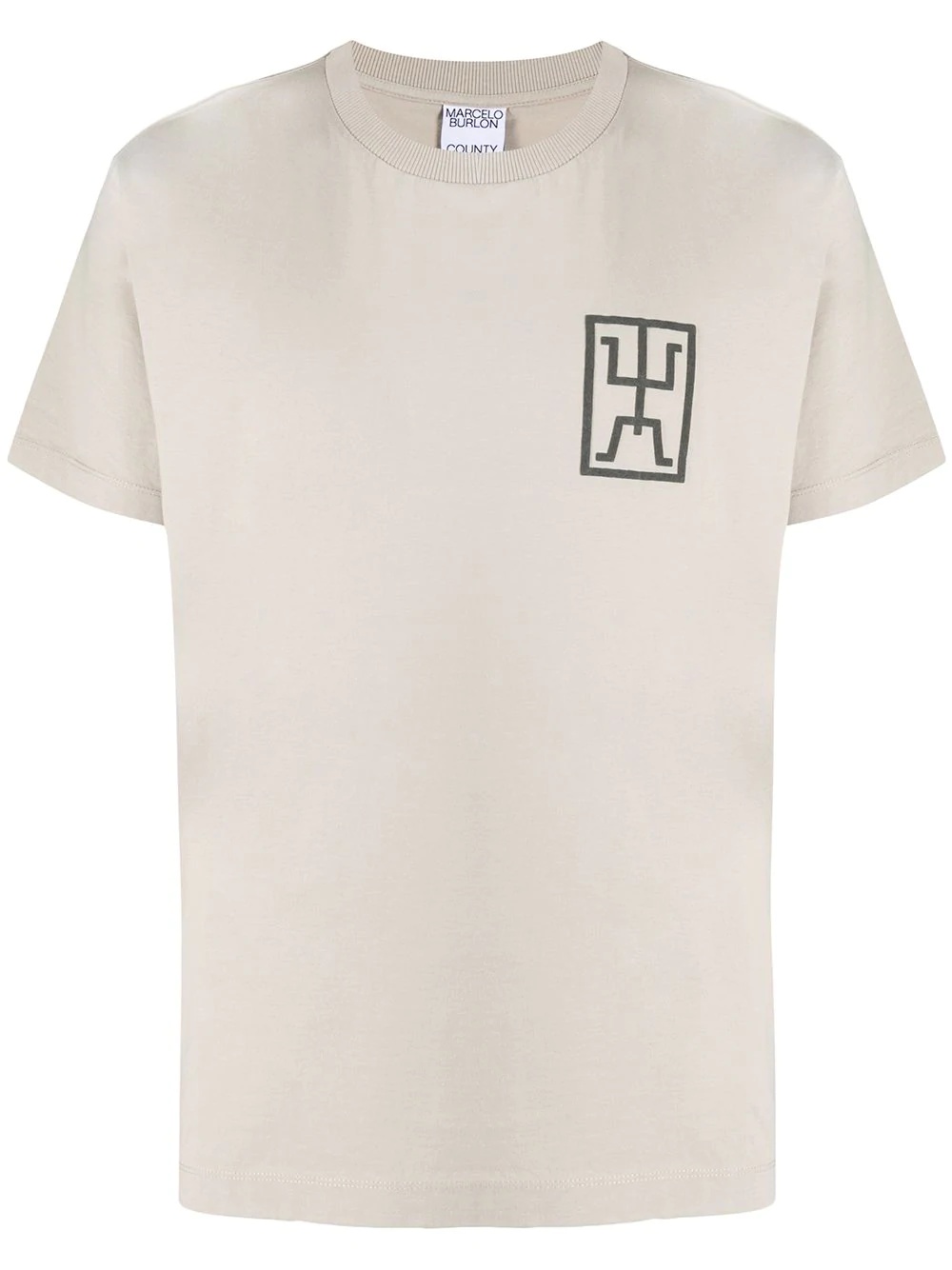 symbol-printed T-shirt - 1