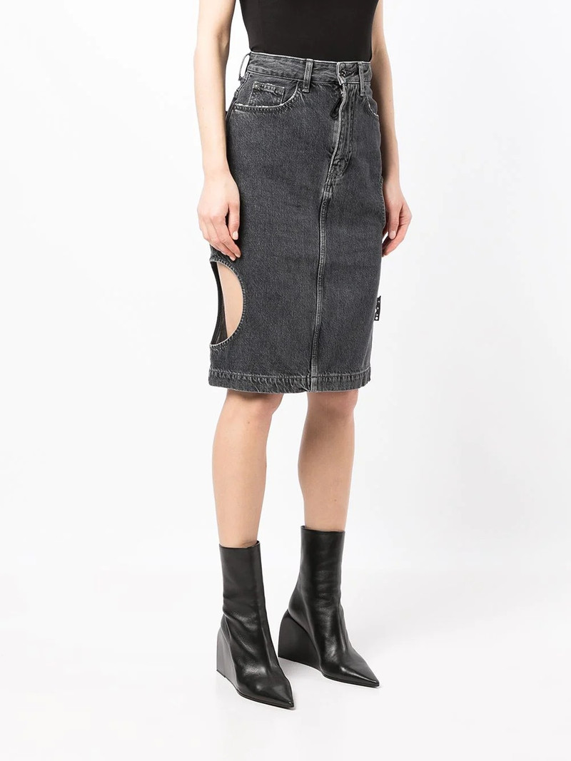 Meteor denim pencil skirt 3
