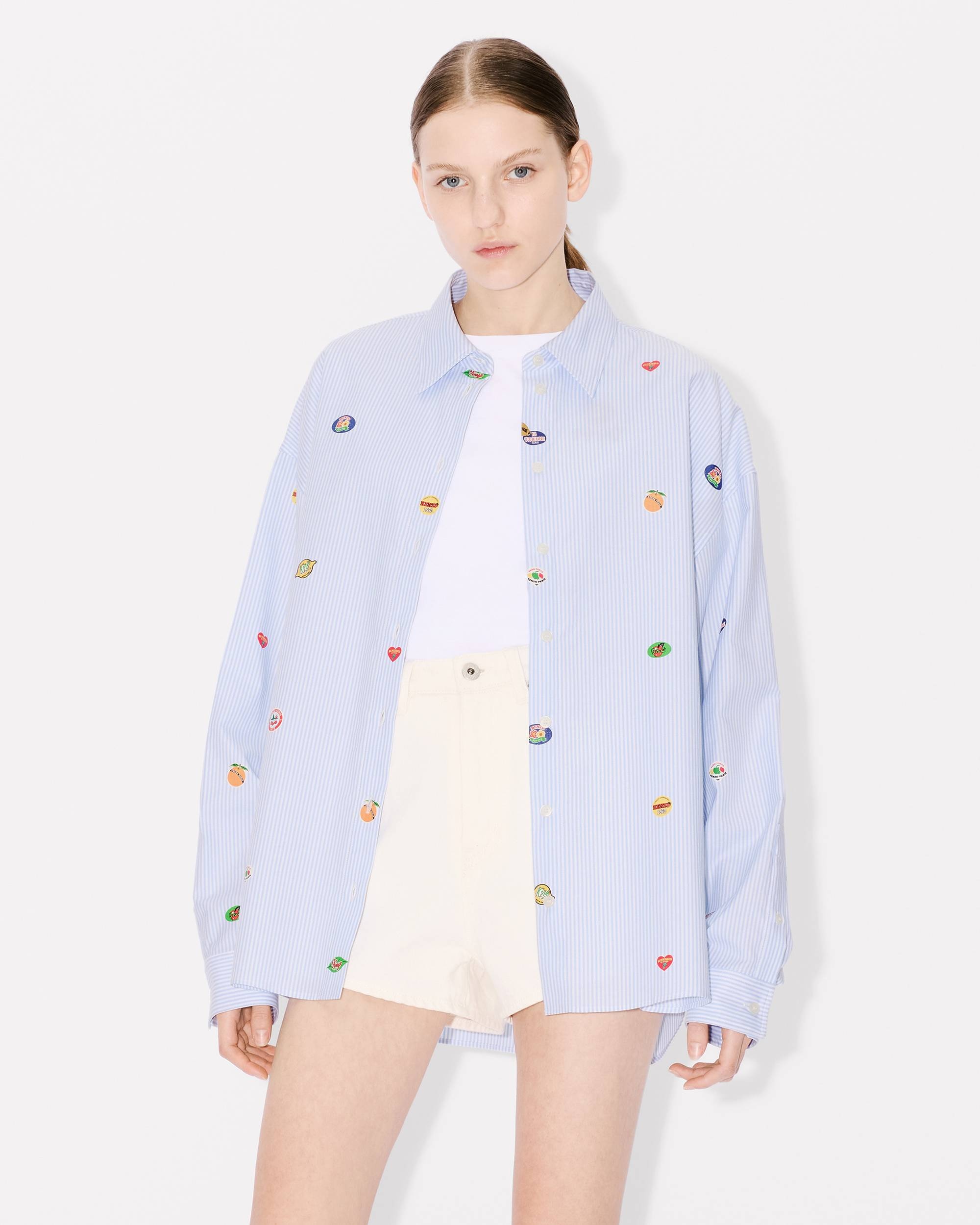 'KENZO Fruit Stickers' dropped shoulders shirt - 3