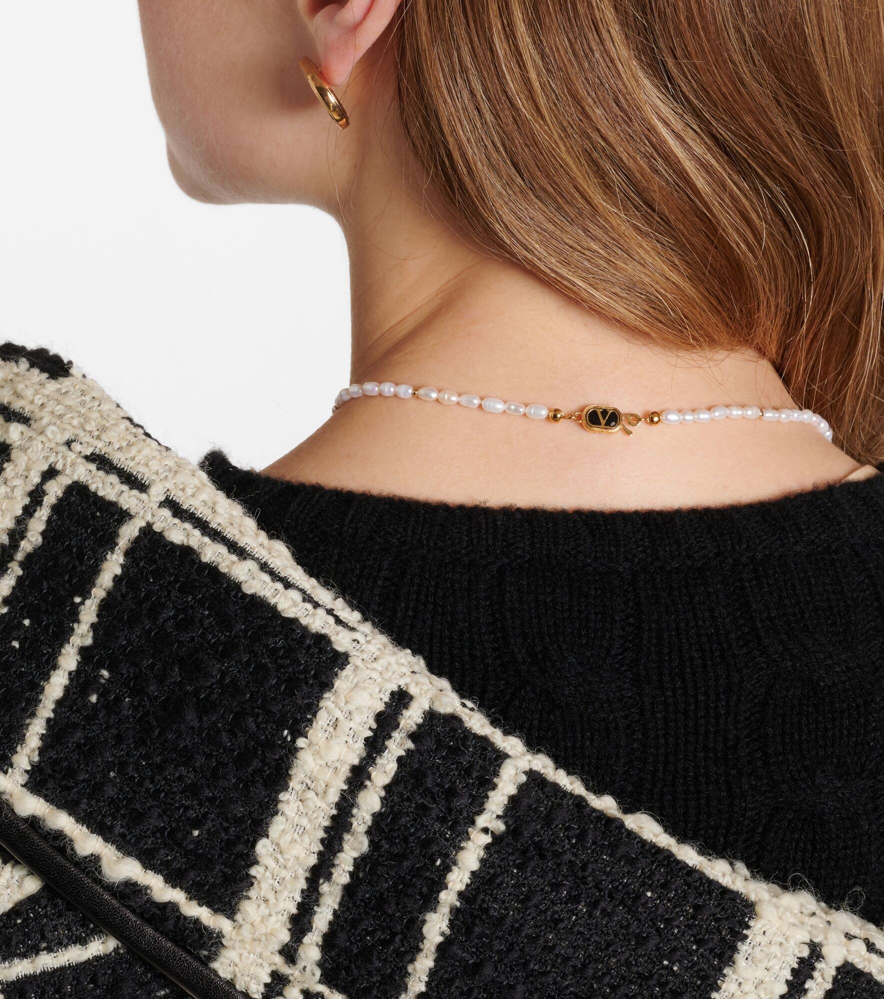 Faux pearl necklace - 5