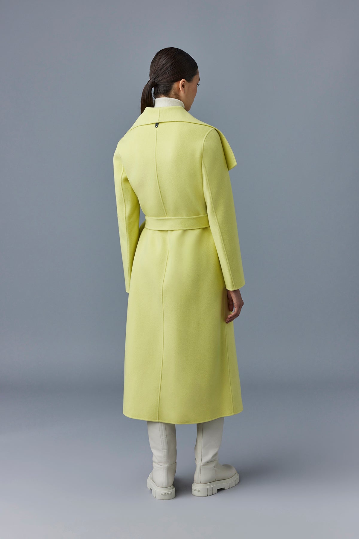 MAI-CN Double-face wool wrap coat - 2