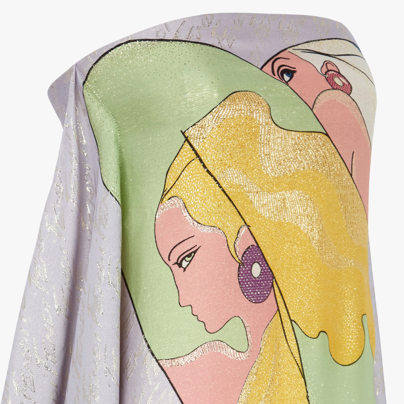 Multicolor silk dress - 3