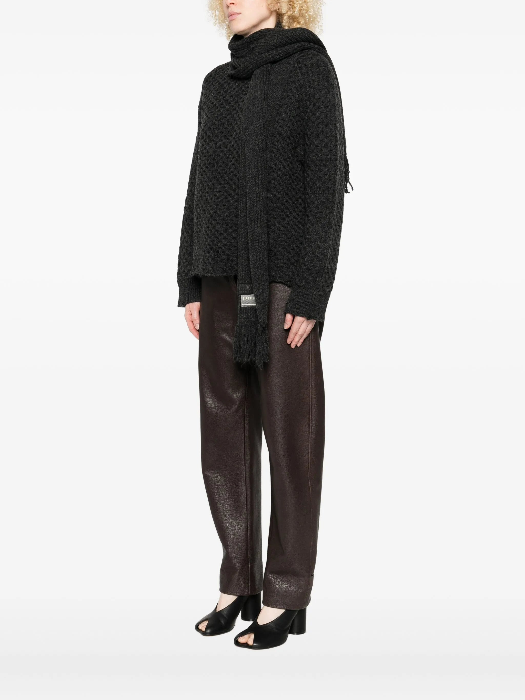 Mm6 Maison Margiela Chunky-knit Sweater - 4
