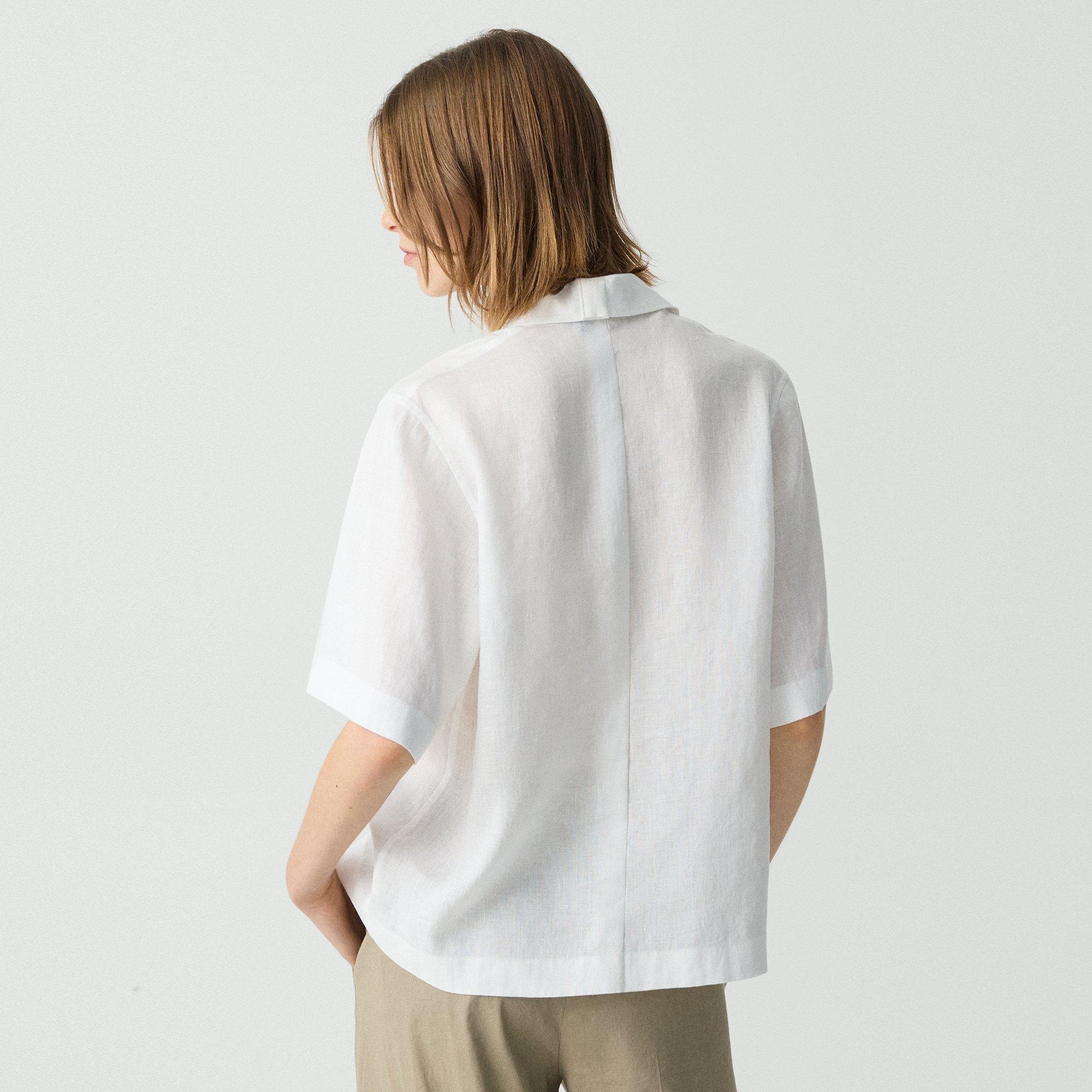 Polo Shirt in Relaxed Linen - 4