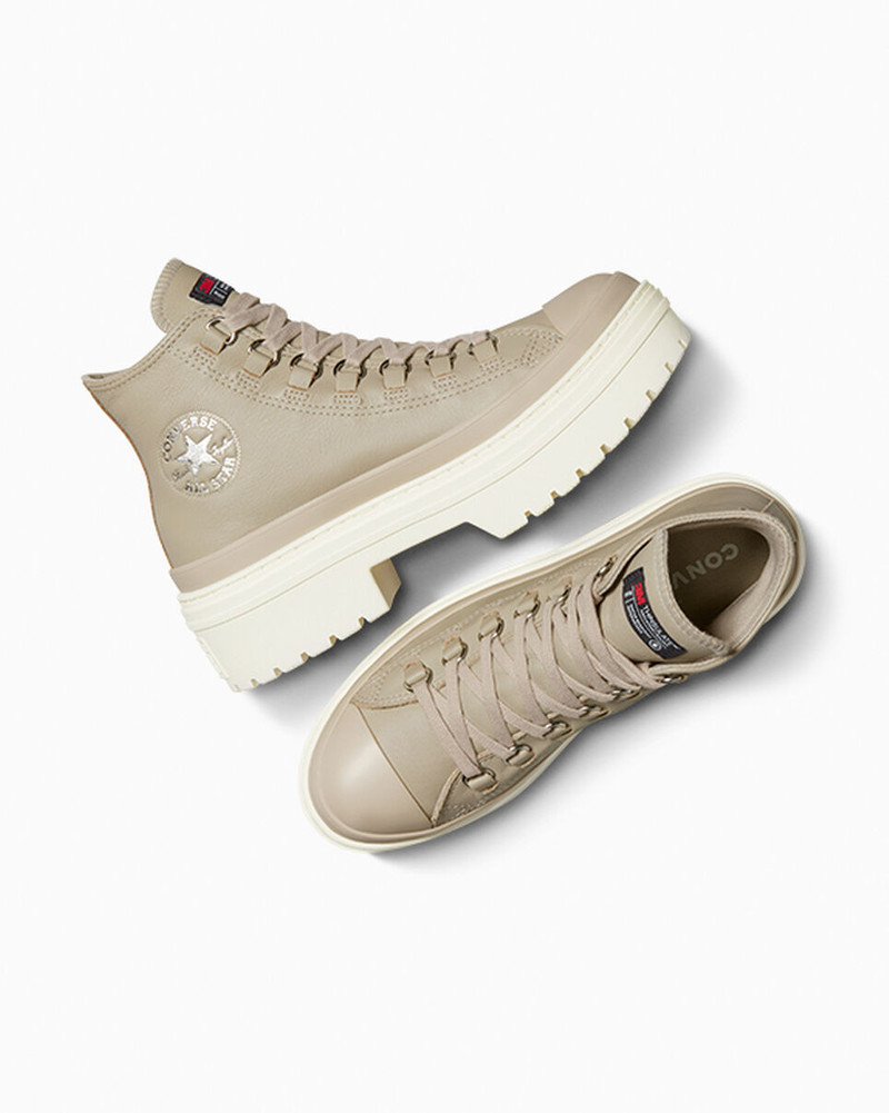 Chuck Taylor All Star Lugged Heel Platform Waterproof Leather 6