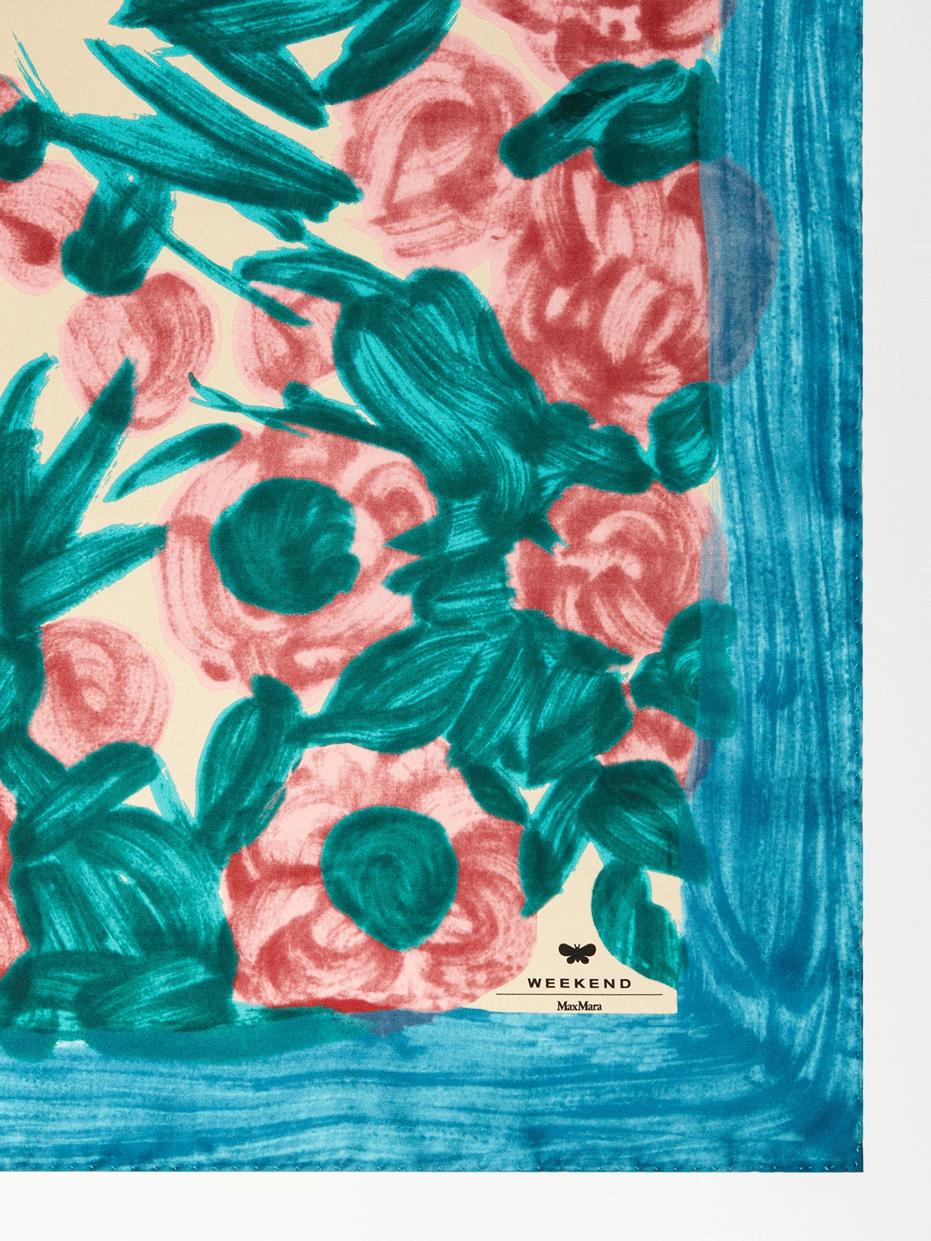 ONESTO3 Printed silk twill foulard - 2