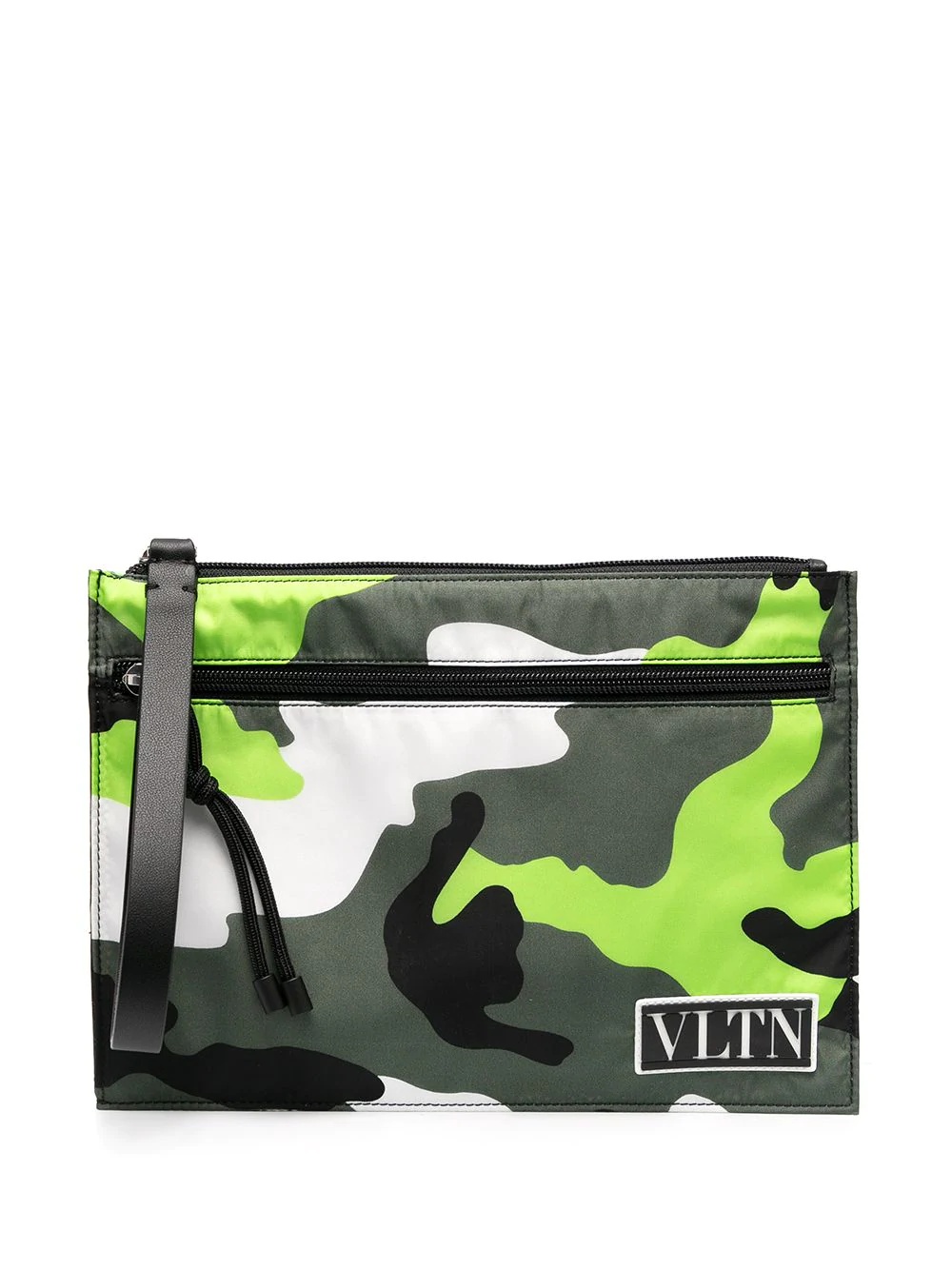 camouflage logo clutch bag - 1