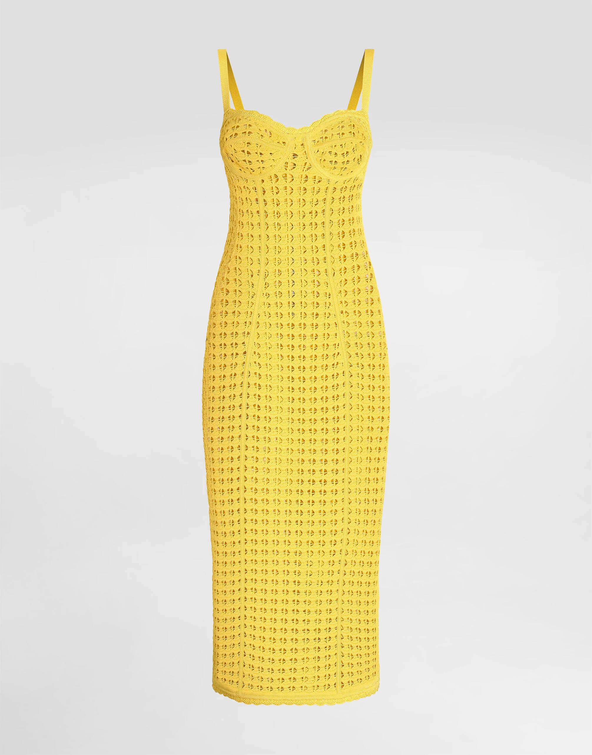 Crochet bustier dress - 1