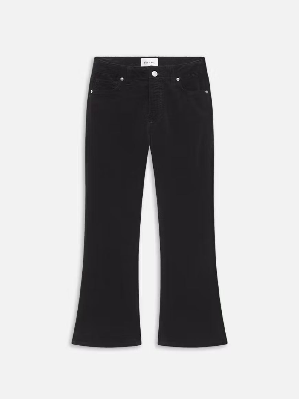 Le Crop Mini Boot Corduroy in Black - 1