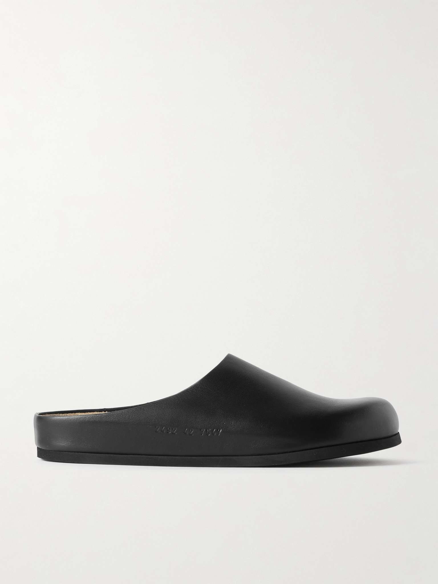 Leather Clogs - 1