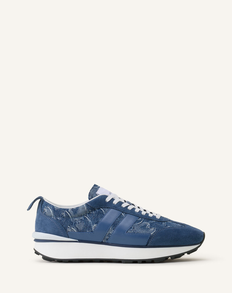 BLUE LUNAR YEAR BUMPR SNEAKERS IN DENIM 1
