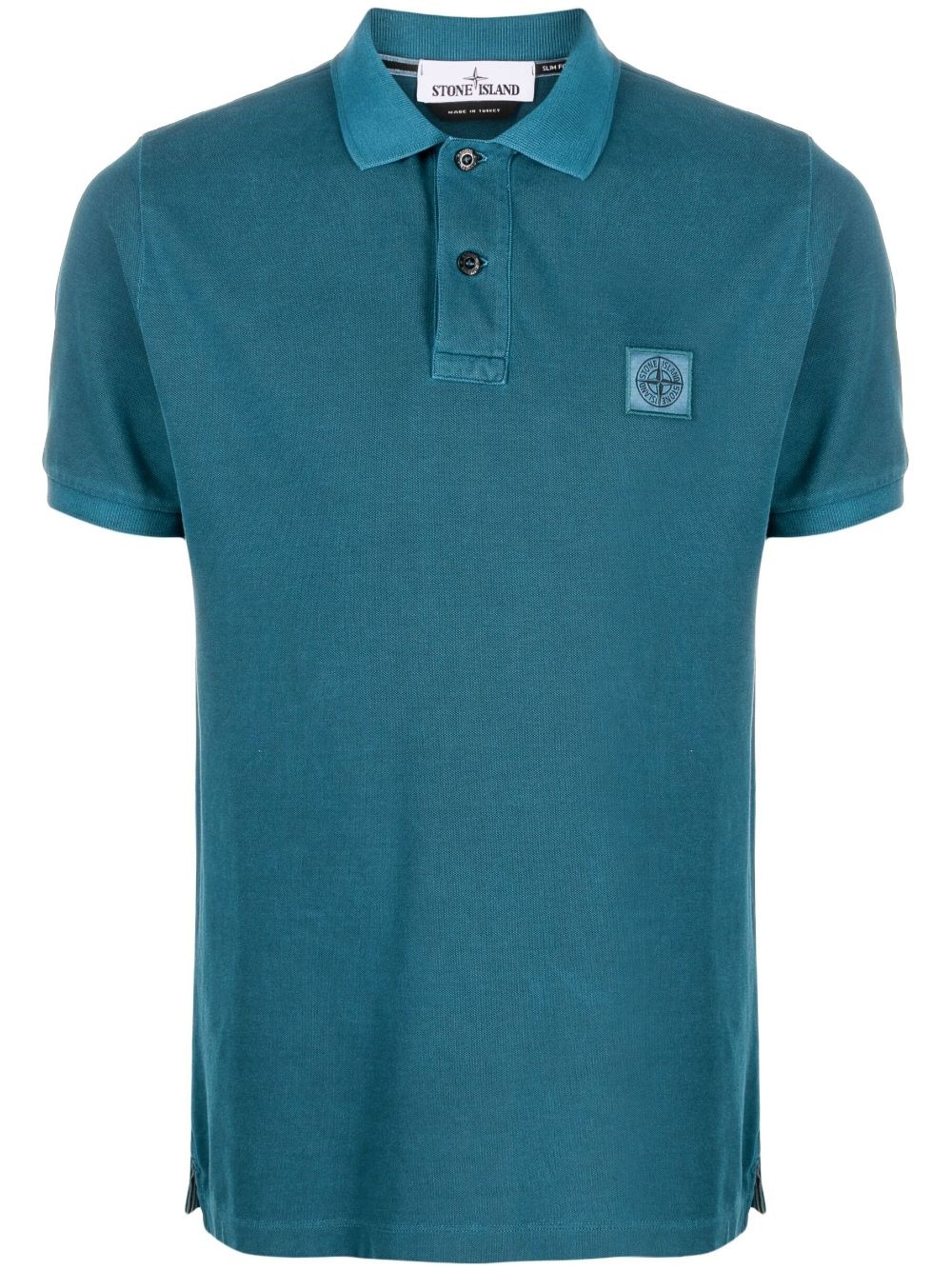 Compass patch polo shirt - 1