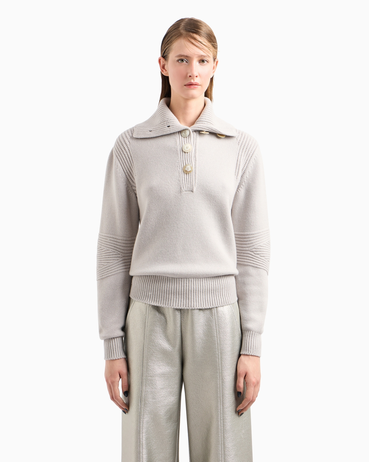 GIORGIO ARMANI NEVE CASHMERE JUMPER - 4