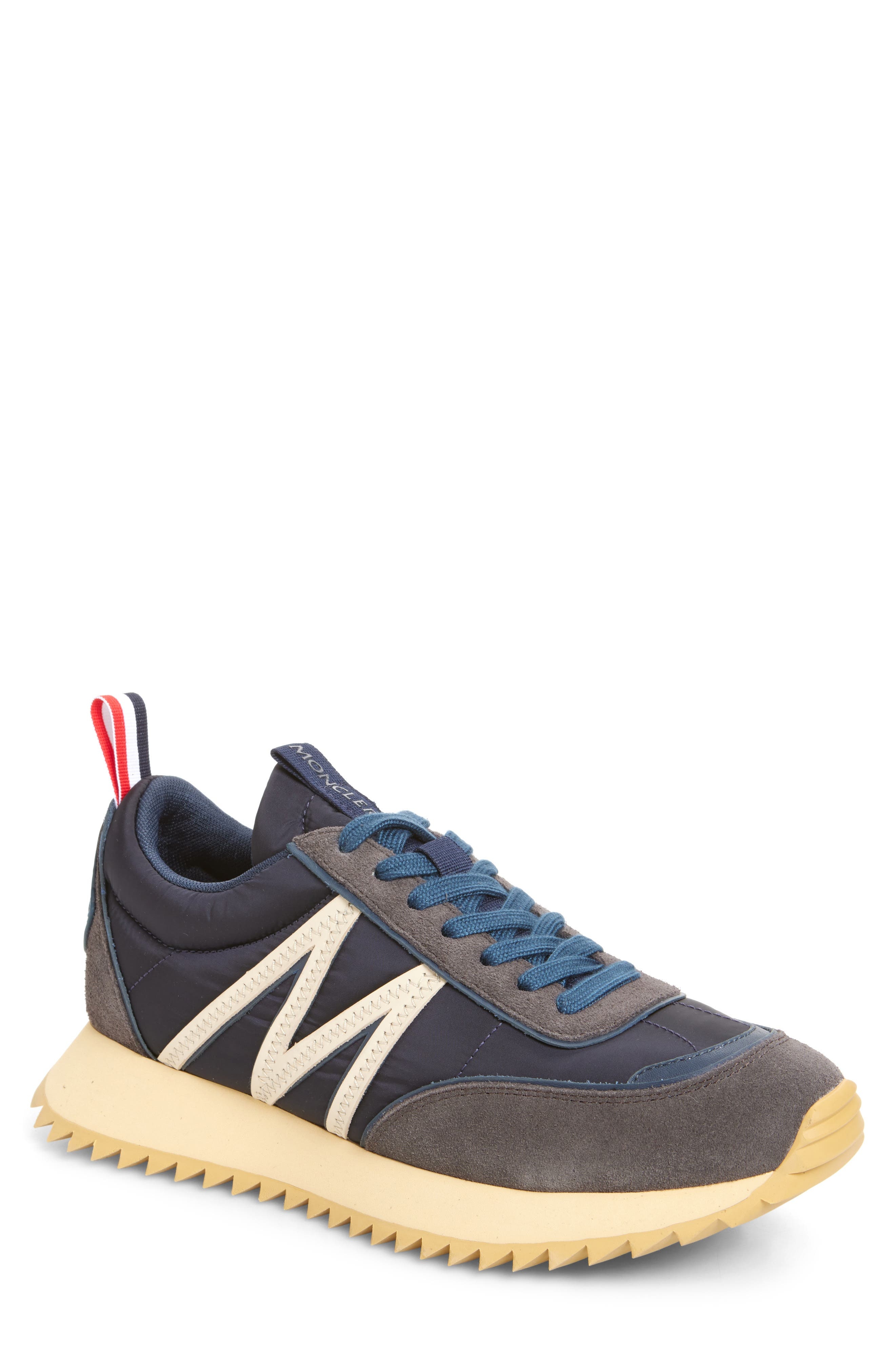 Moncler Pacey Low Top Sneaker in Navy at Nordstrom - 1