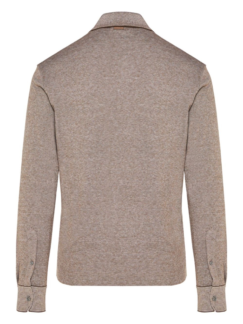 long-sleeve polo shirt - 2