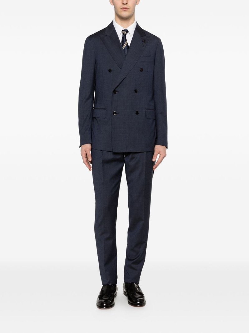 LARDINI double-breasted suit outlook