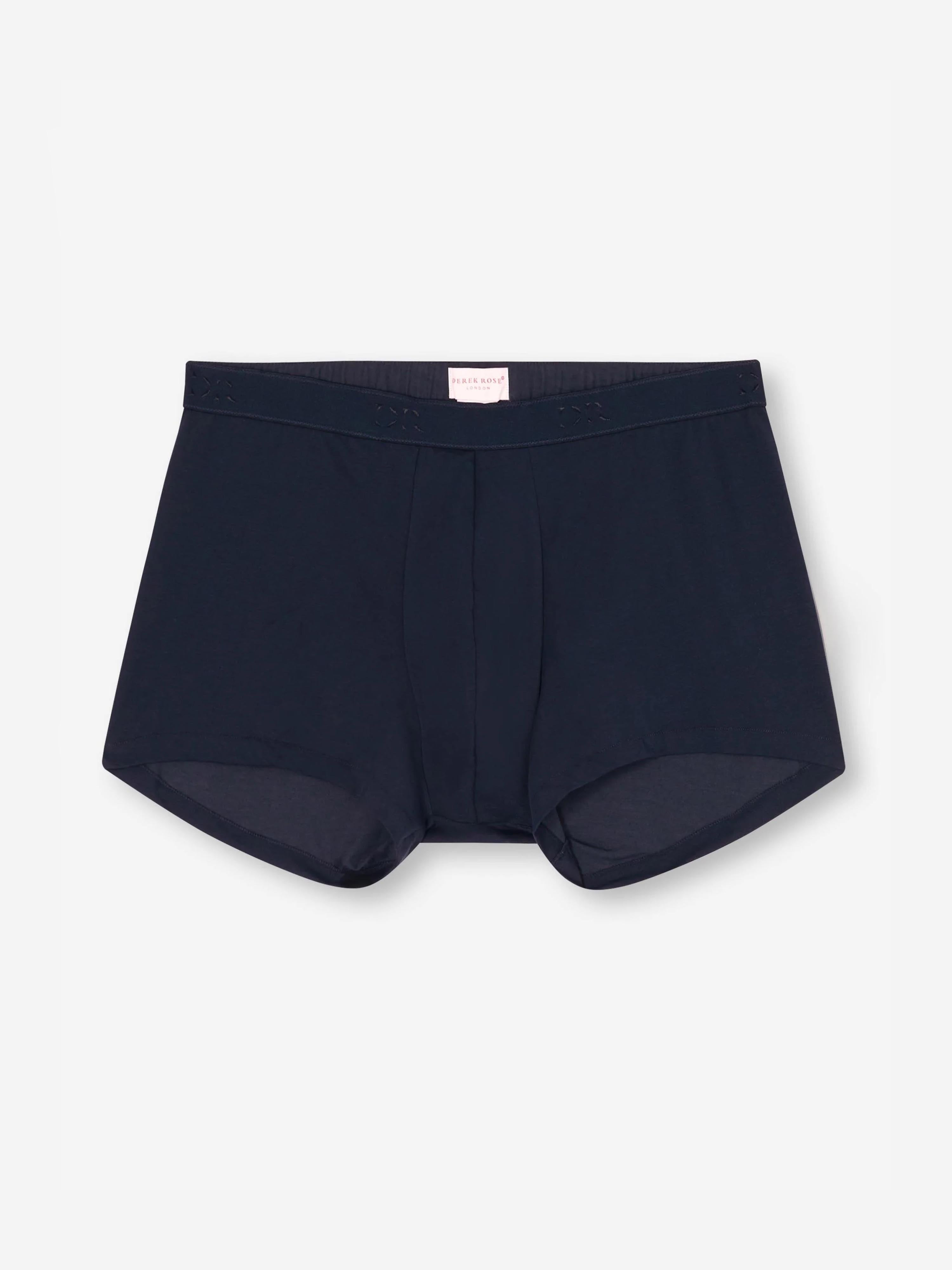 Men's Boxer Briefs Jack Pima Cotton Stretch Navy - 2