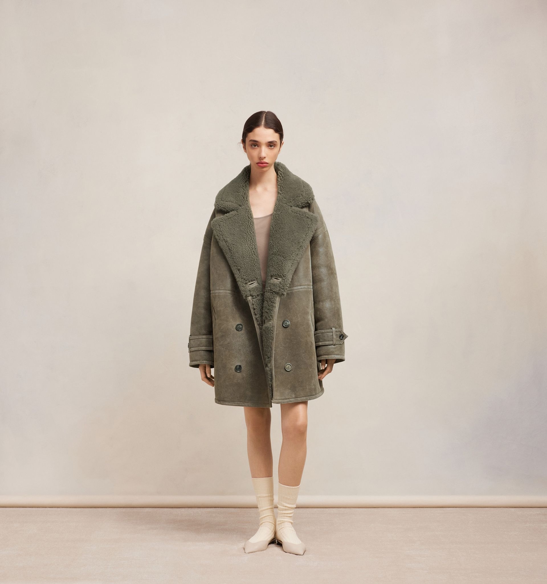 Double Breasted Coat - 4