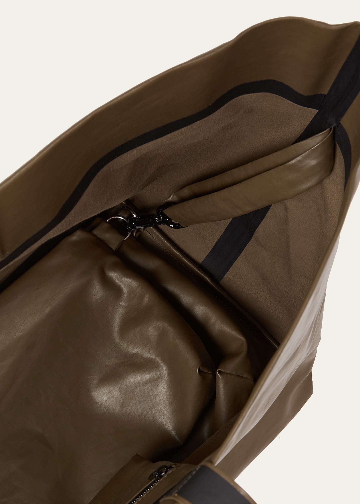 Oil Faux-Leather Tote Bag - 2