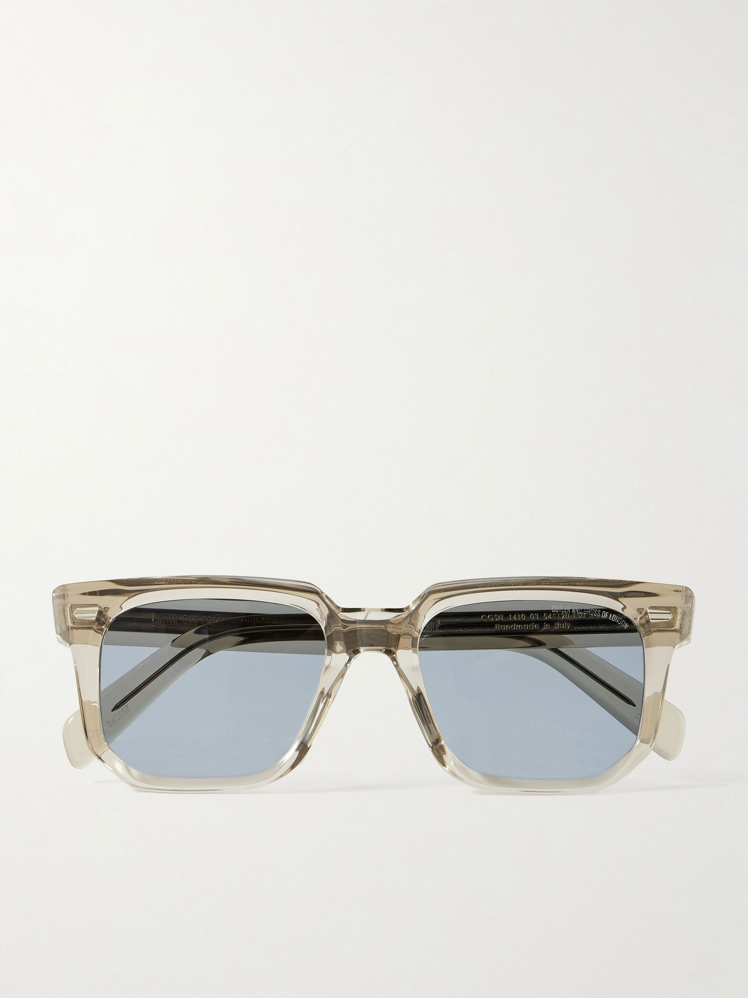 1410 D-Frame Acetate Sunglasses Clear - 1