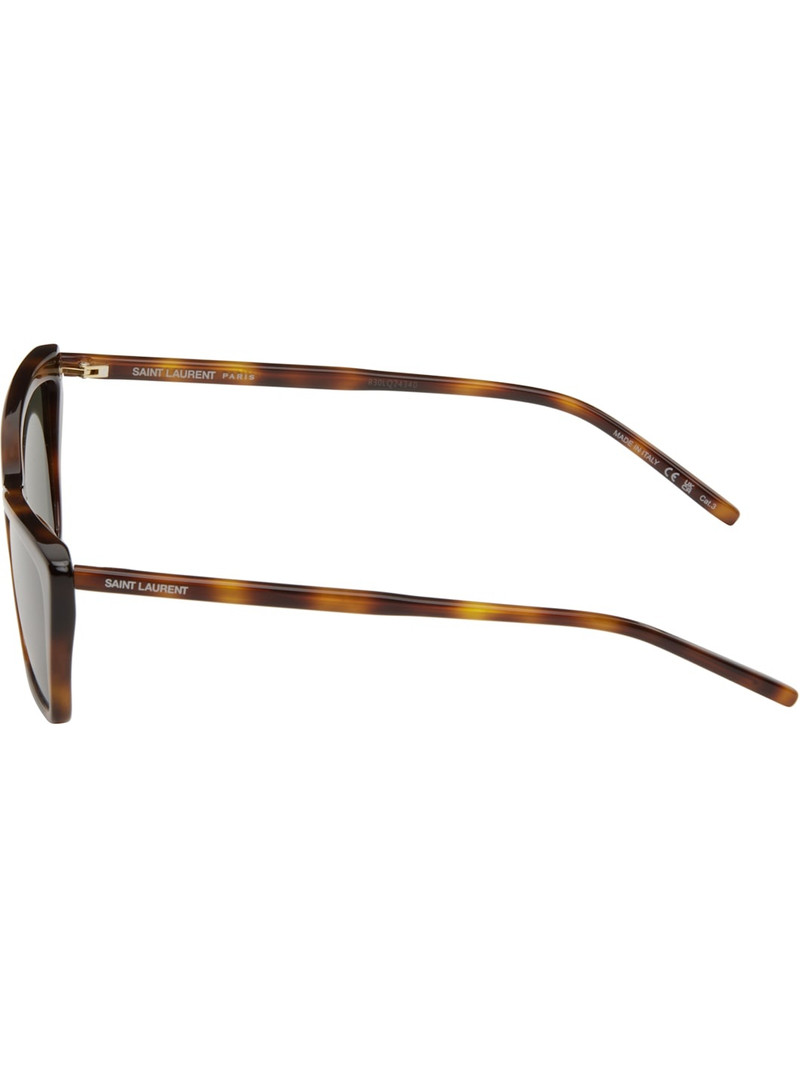 Brown SL 737 Mica Thin Sunglasses 3