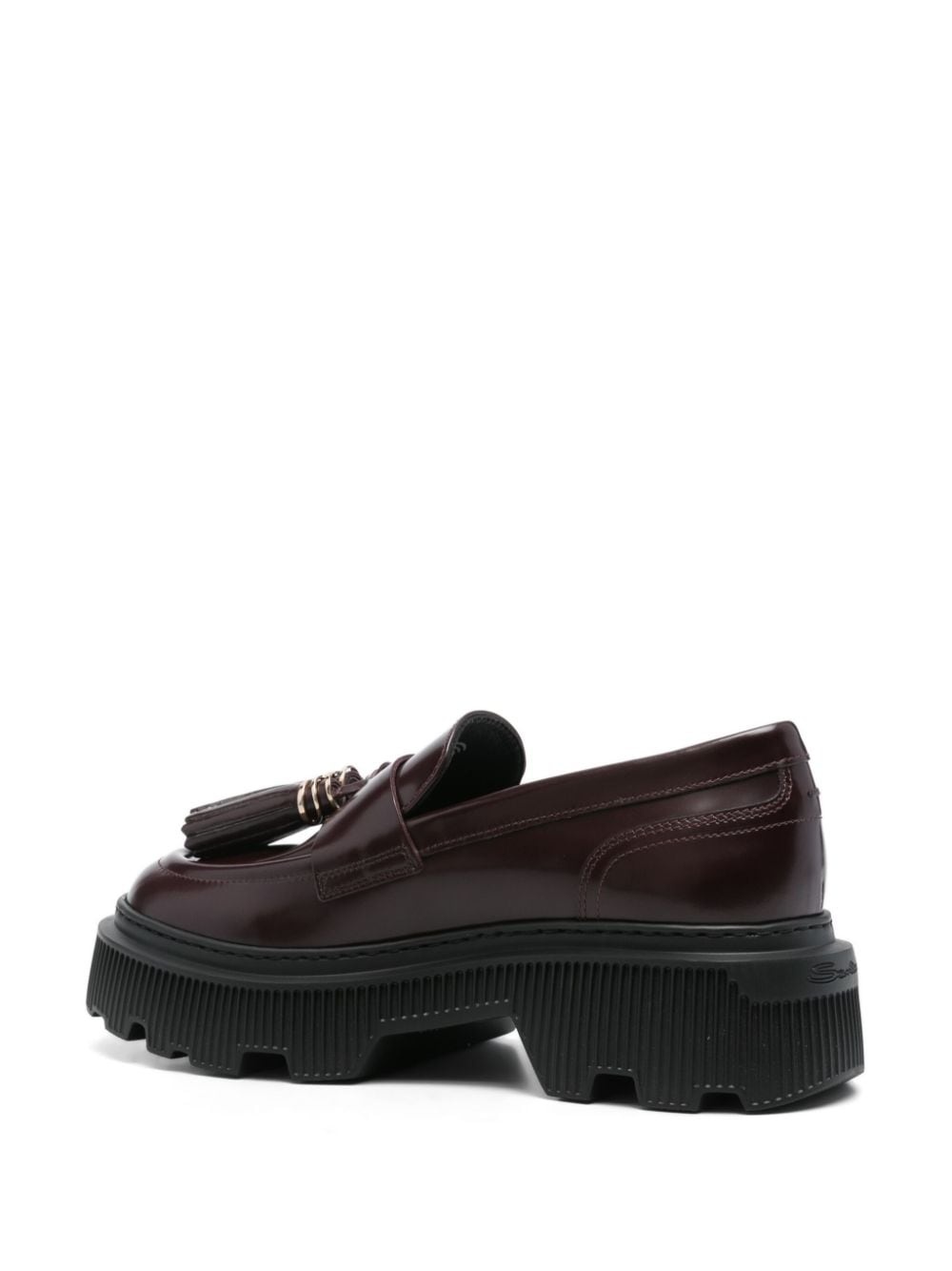 tassel-detail leather loafers - 3
